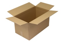 Wellpapp-Faltkarton 2-wellig, braun, Qual. 2.52, 5012020 Wellpapp-Faltkarton 2-wellig, braun, Qual. 2.52, 5012020