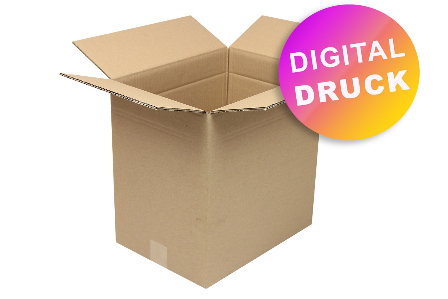 Wellpapp-Faltkarton 2-wellig 300 - 399 mm Länge - bedruckt