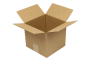 Wellpapp-Faltkarton 1-wellig, Modulkarton, braun, Qual. 1.20