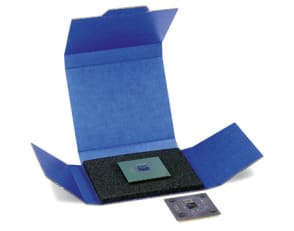 Wellpapp-Chipbox mit Steckschaum, blau, abschirmend, 8462064
