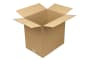 Wellpapp-Faltkarton 1-wellig, Modulkarton, braun, Qual. 1.20
