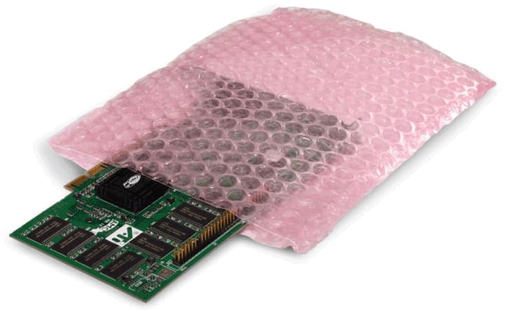 Luftpolster-Flachbeutel, antistatisch, m7340216 Luftpolster-Flachbeutel, antistatisch, m7340216