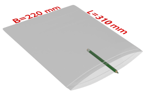 PE-Druckverschlussbeutel, transparent, 90 µ, 8160182