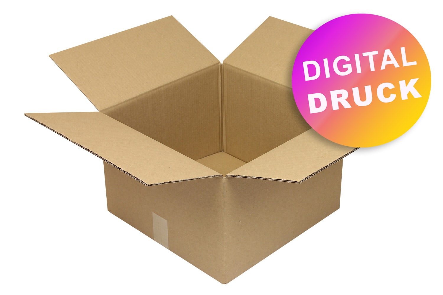 Wellpapp-Faltkarton 2-wellig 300 - 399 mm Länge - bedruckt