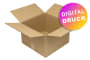 Wellpapp-Faltkarton 2-wellig, braun, Qual. 2.20 - bedruckt