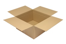 Wellpapp-Faltkarton 1-wellig, braun, Qual. 1.30, 5011109 Wellpapp-Faltkarton 1-wellig, braun, Qual. 1.30, 5011109