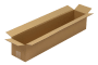 Wellpapp-Faltkarton 1-wellig, braun, Qual. 1.30, DIN B1