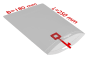 PE-Druckverschlussbeutel mit Eurolochung, transparent, 50 µ