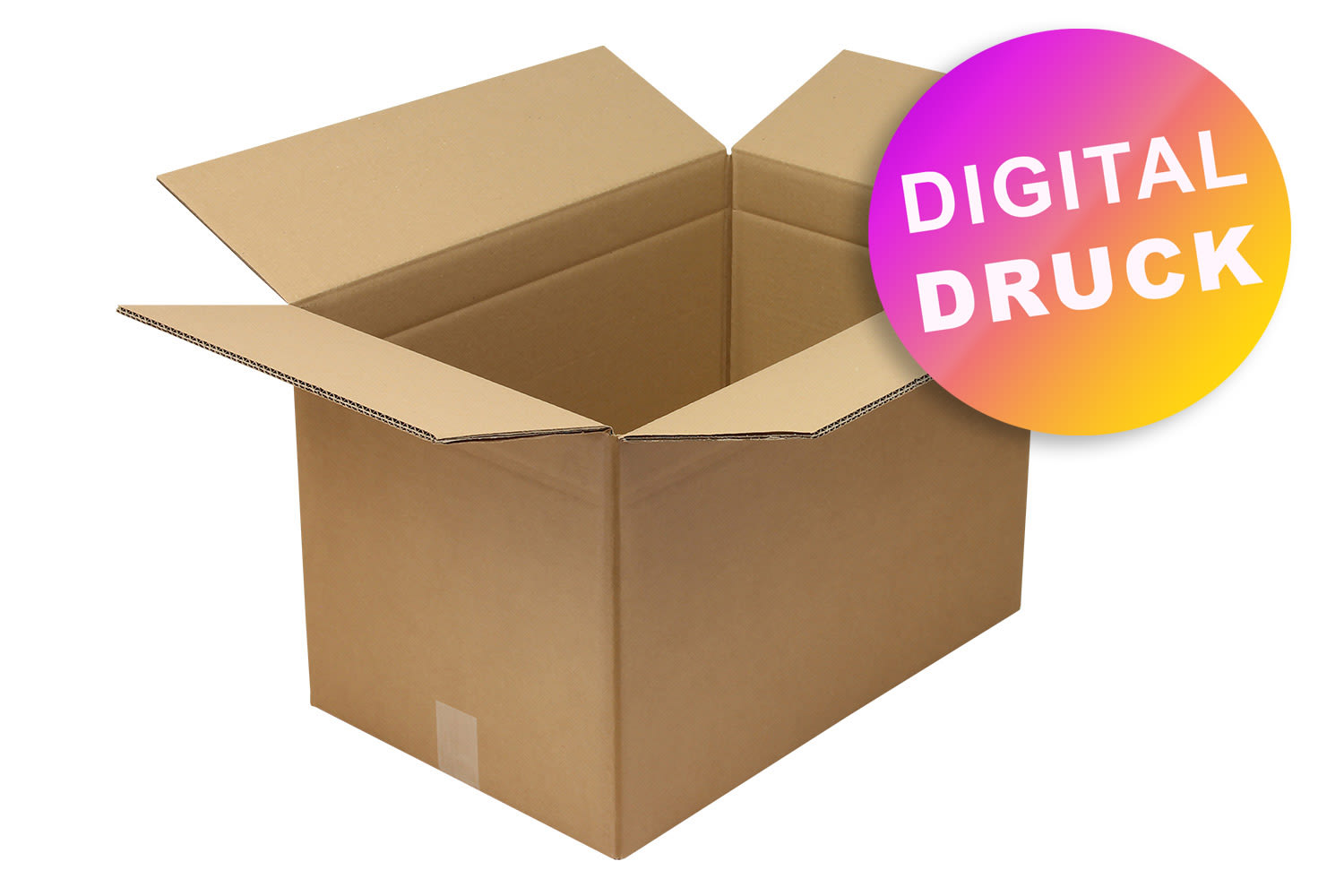 Wellpapp-Faltkarton 2-wellig 500 - 599 mm Länge - bedruckt