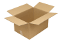 Wellpapp-Faltkarton 2-wellig, braun, Qual. 2.30, DIN A3