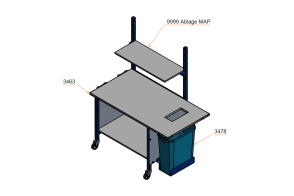 Mobiler Arbeitsplatz, 9070506 Mobiler Arbeitsplatz, 9070506