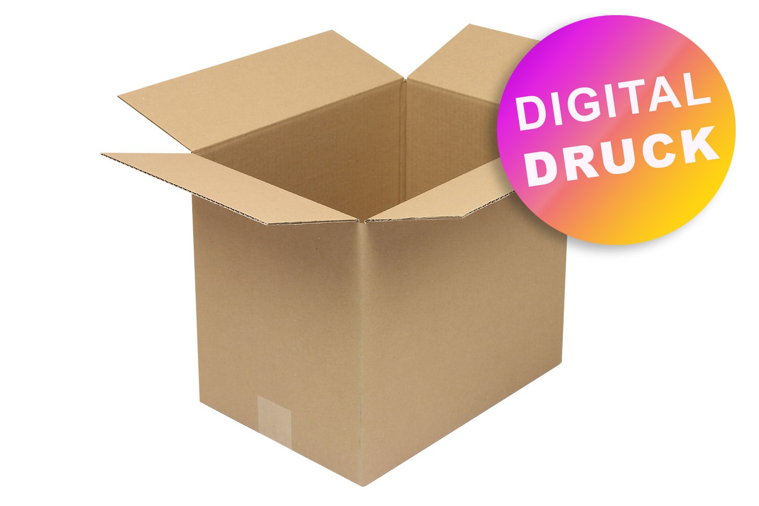 Wellpapp-Faltkarton 1-wellig von 300 - 349 mm Länge - bedruckt