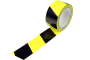 PVC-Kennzeichnungsband, leise, gelb-schwarz, 52 µ
