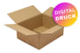 Wellpapp-Faltkarton 2-wellig, braun, Qual. 2.30 - bedruckt Wellpapp-Faltkarton 2-wellig, braun, Qual. 2.30 - bedruckt