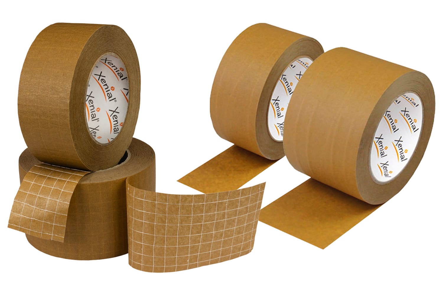 Xenial Papier-Packband, fadenverstärkt