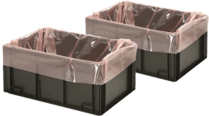 Permastat® Seitenfaltenbeutel, antistatisch, rosa, 50 µ, m8160162