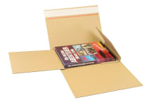 Buchverpackung Drehfix mit SK-Verschluss, braun, Qual. 1.20, DIN A4, 5233107 Buchverpackung Drehfix mit SK-Verschluss, braun, Qual. 1.20, DIN A4, 5233107