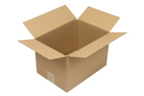 Wellpapp-Faltkarton 1-wellig, braun, Qual. 1.20, DIN A4, 5011068 Wellpapp-Faltkarton 1-wellig, braun, Qual. 1.20, DIN A4, 5011068