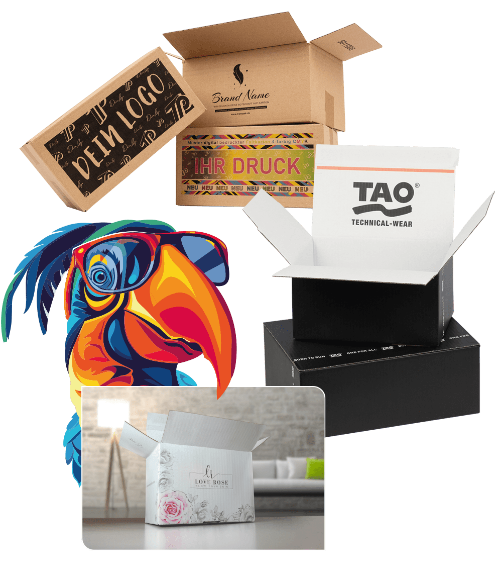Bedruckte Verpackungen von TransPak