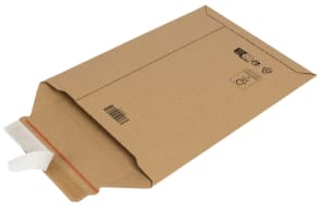 Wellpapp-Versandtasche, braun, Qual. 1.02E, DIN C4, 5233052 Wellpapp-Versandtasche, braun, Qual. 1.02E, DIN C4, 5233052