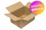 Wellpapp-Faltkarton 1-wellig, braun, Qual. 1.20, DIN A4 - bedruckt