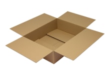 Wellpapp-Faltkarton 2-wellig, braun, Qual. 2.30, 5012120 Wellpapp-Faltkarton 2-wellig, braun, Qual. 2.30, 5012120