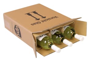 PTZ-Flaschenkarton 3er, braun, postgeprüft, 5233234
