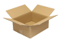 Wellpapp-Faltkarton 2-wellig, braun, Qual. 2.30 Wellpapp-Faltkarton 2-wellig, braun, Qual. 2.30
