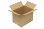 Wellpapp-Faltkarton 1-wellig, braun, Qual. 1.20