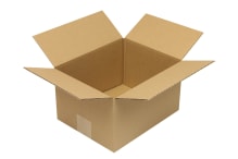 Wellpapp-Faltkarton 1-wellig, braun, Qual. 1.20, DIN B5, 5011005