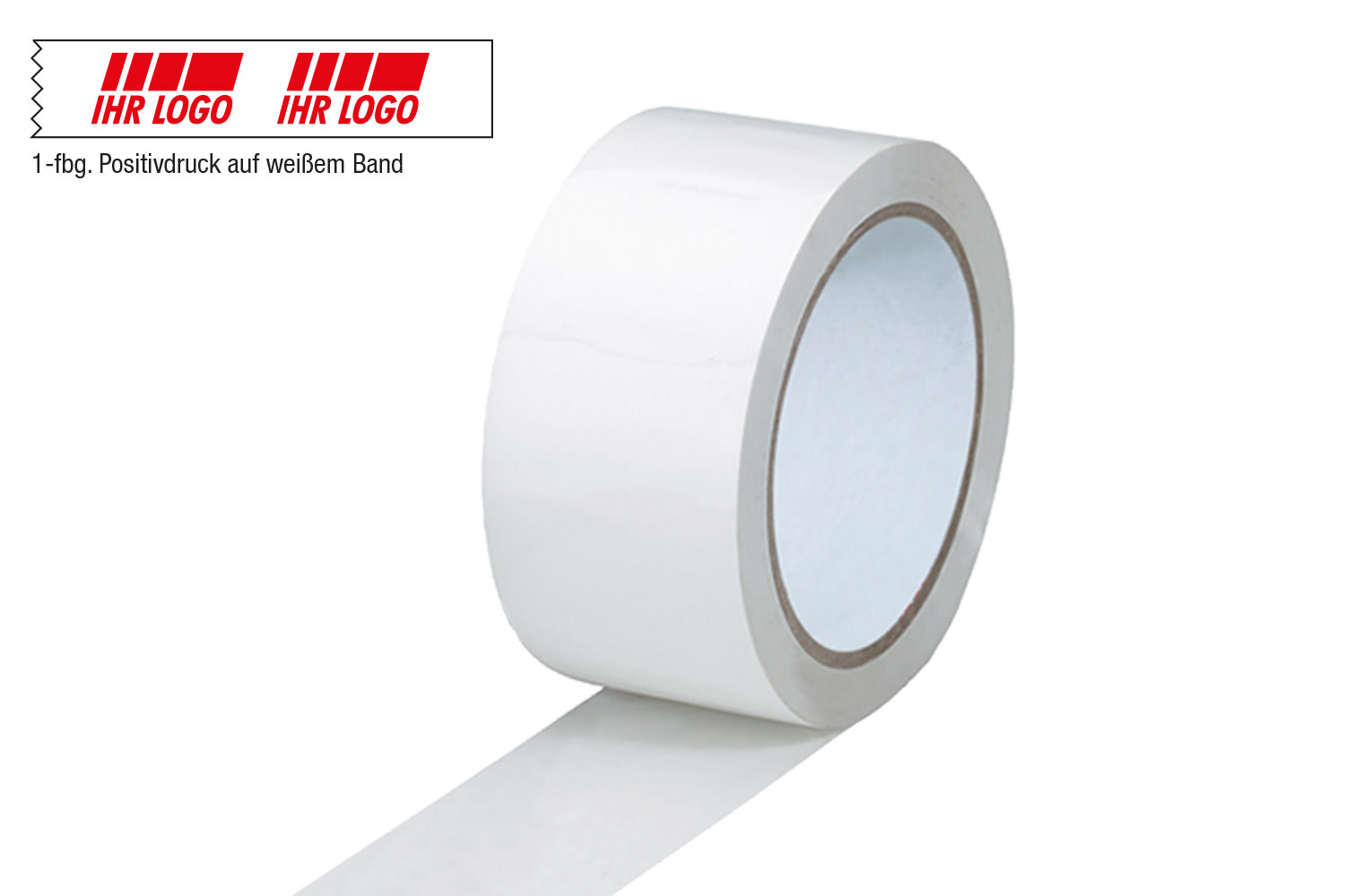 PVC-Klebeband, extra stark, 1-farbig bedruckt, 65 µ