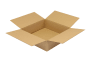 Wellpapp-Faltkarton 1-wellig, braun, Qual. 1.20