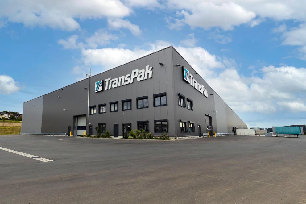 Zentrallager der TransPak Gruppe in Solms