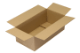 Wellpapp-Faltkarton 1-wellig, braun, Qual. 1.20 Wellpapp-Faltkarton 1-wellig, braun, Qual. 1.20
