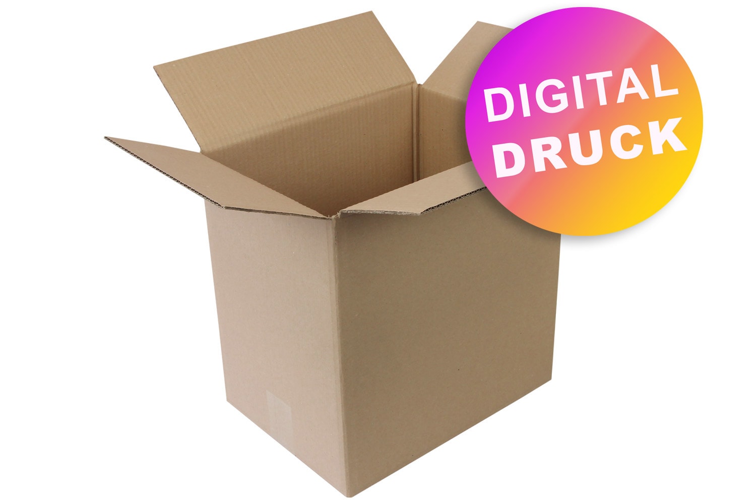 Wellpapp-Faltkarton 2-wellig 300 - 399 mm Länge - bedruckt