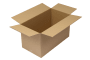 Wellpapp-Faltkarton 2-wellig, braun, Qual. 2.40 Wellpapp-Faltkarton 2-wellig, braun, Qual. 2.40