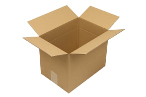 Wellpapp-Faltkarton 1-wellig, braun, Qual. 1.20, DIN A4, 5011011 Wellpapp-Faltkarton 1-wellig, braun, Qual. 1.20, DIN A4, 5011011