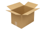 Wellpapp-Faltkarton 1-wellig, Modulkarton, braun, Qual. 1.20, DIN C4 Wellpapp-Faltkarton 1-wellig, Modulkarton, braun, Qual. 1.20, DIN C4