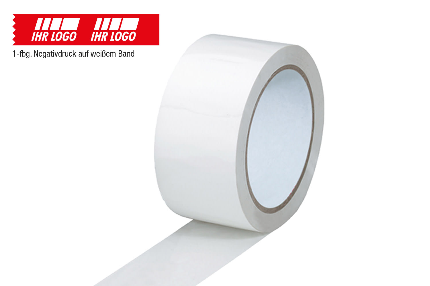 PVC-Klebeband, superstark, 1-farbig Negativdruck, 80 µ