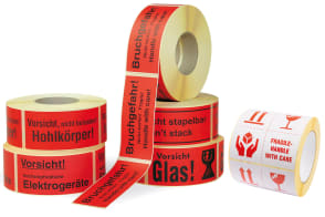Warnetiketten aus Papier, m8370005