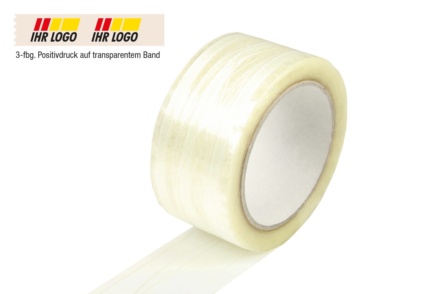 PP-Klebeband, fadenverstärkt, 3-farbig bedruckt, 46 µ