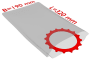 PE-Flachbeutel, transparent, 25 µ
