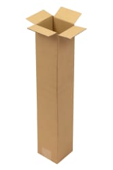 Wellpapp-Faltkarton 1-wellig, braun, Qual. 1.20, DIN A1, 5230521