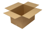 Wellpapp-Faltkarton 2-wellig, braun, Qual. 2.30, DIN A2 Wellpapp-Faltkarton 2-wellig, braun, Qual. 2.30, DIN A2
