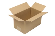 Wellpapp-Faltkarton 1-wellig, braun, Qual. 1.20, 5011306 Wellpapp-Faltkarton 1-wellig, braun, Qual. 1.20, 5011306