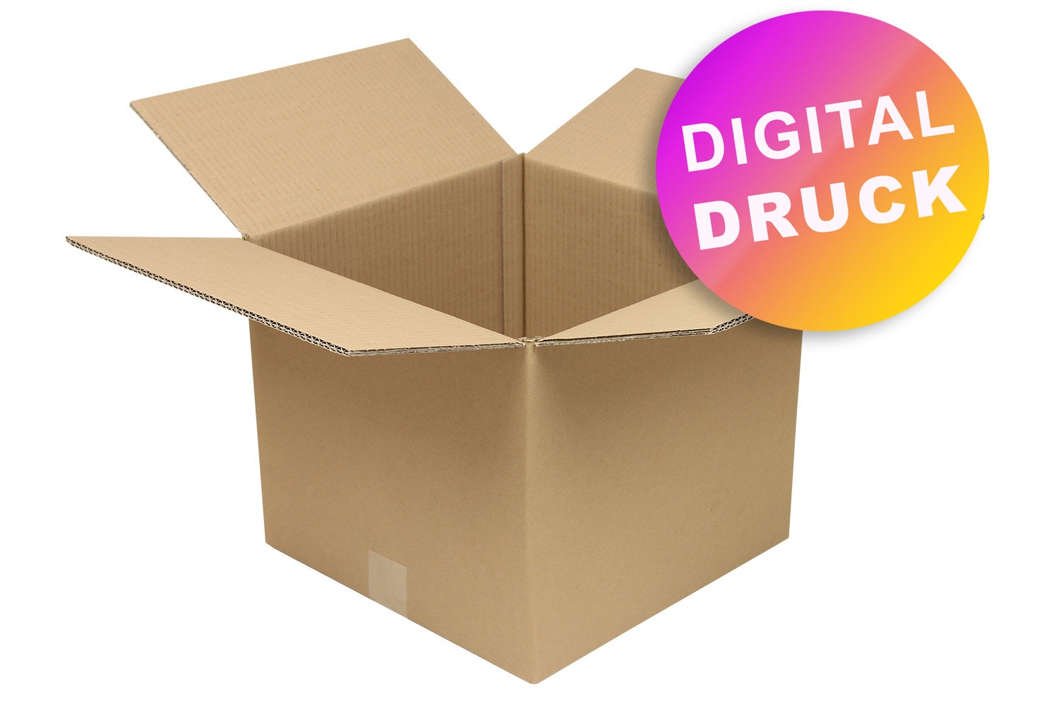 Wellpapp-Faltkarton 2-wellig 300 - 399 mm Länge - bedruckt