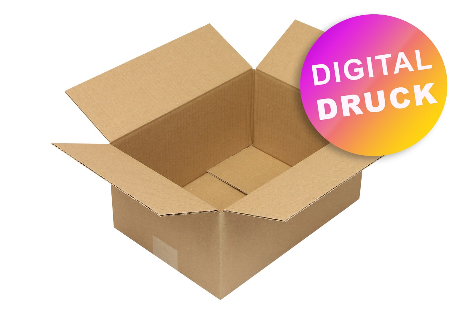 Wellpapp-Faltkarton 1-wellig von 300 - 349 mm Länge - bedruckt