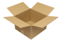 Wellpapp-Faltkarton 1-wellig, braun, Qual. 1.2