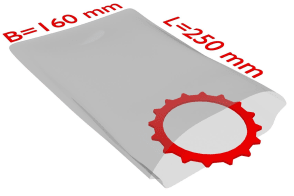 PE-Flachbeutel, transparent, 100 µ, 8160219