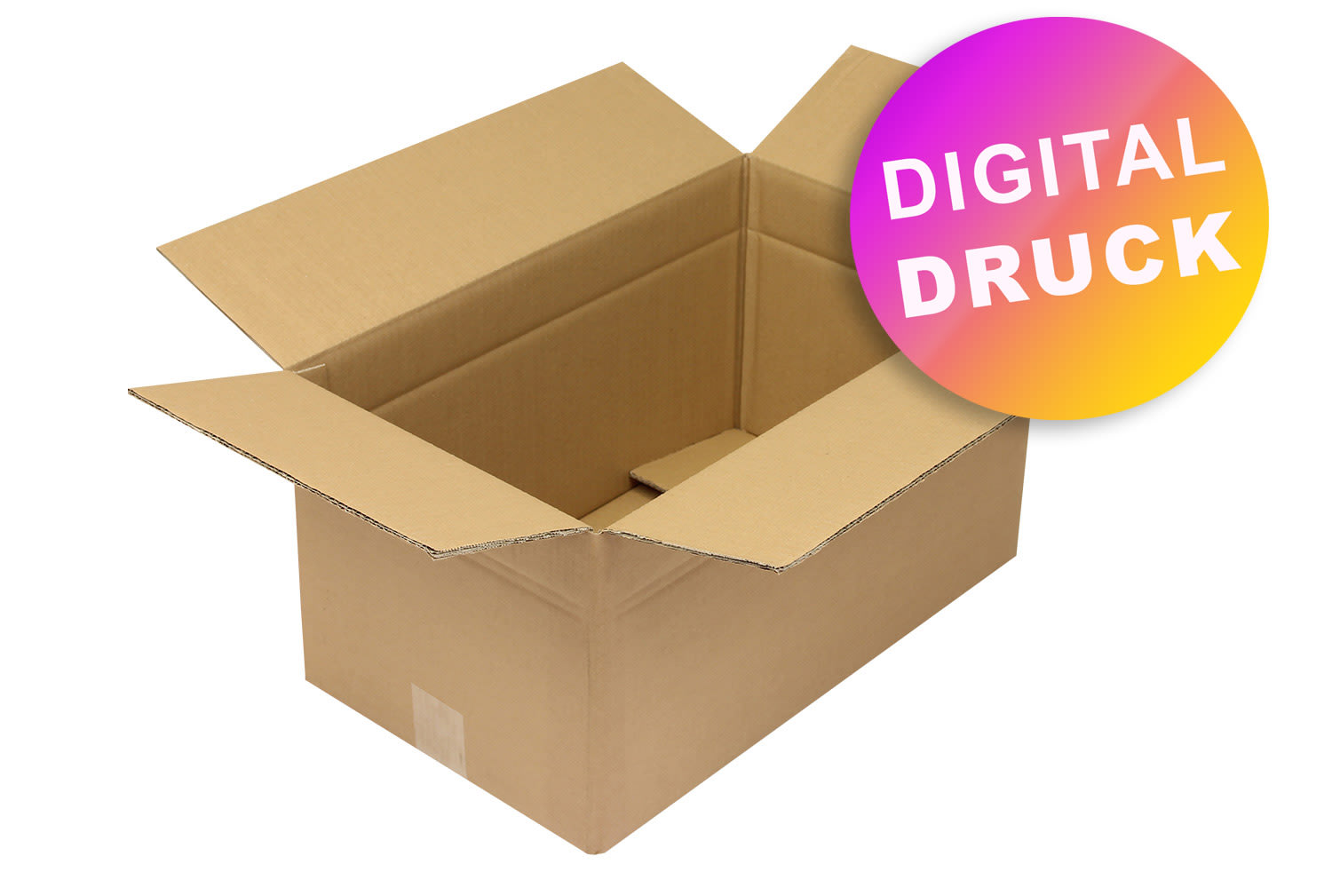 Wellpapp-Faltkarton 2-wellig 400 - 499 mm Länge - bedruckt